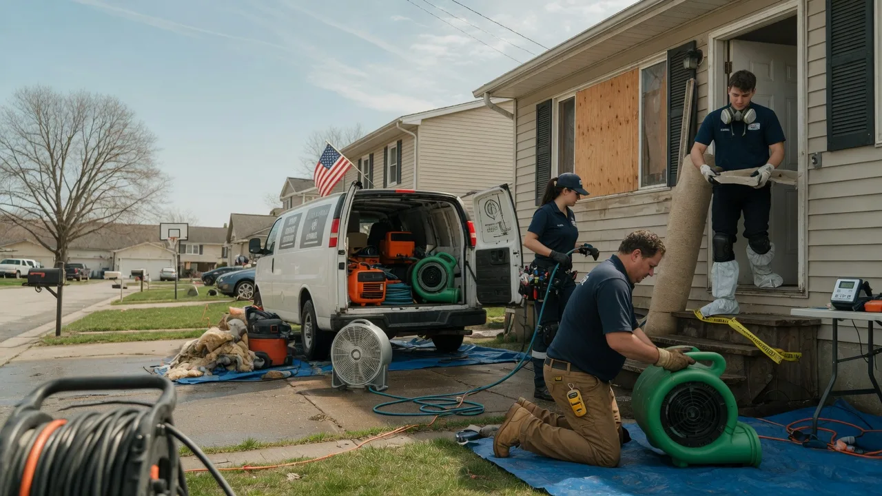 Water Damage Restoration in Mineola, IA near me